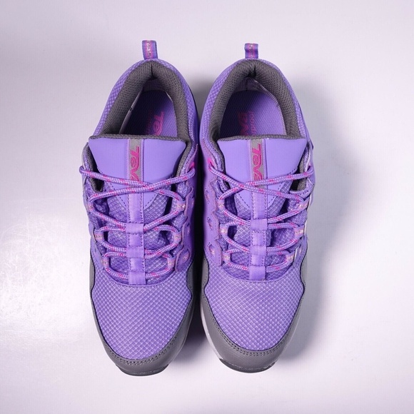 NEW Teva Wit Waterproof Sneakers 110290J Purple/Grey - Picture 5 of 8